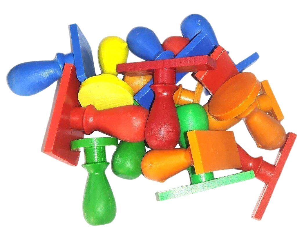 Polymer rubber stamp